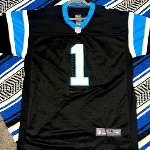 NFL on field Nike Panthers football jersey